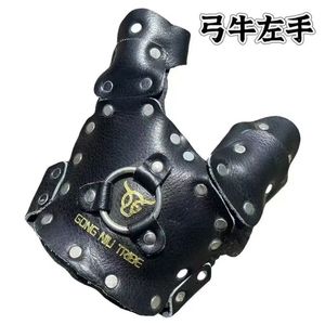 ที่ครอบมือกันกระแทกสีดำ <span class=keywords><strong>Gongniu</strong></span> ทนทาน พร้อมแผ่นเหล็ก สำหรับหนังสติ๊กยิงปลา และอุปกรณ์เสริมหนังสติ๊กสำหรับการล่าสัตว์กลางแจ้ง - Product Image 2