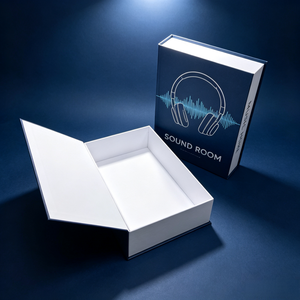 Boîte cadeau rigide en forme <span class=keywords><strong>de</strong></span> <span class=keywords><strong>livre</strong></span> avec fermeture magnétique, gaufrage et éponge épaisse pour flacon roll-on d'huile essentielle - Product Image 2
