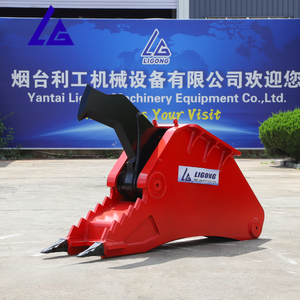 森林除去プロジェクトで働く掘削機のためのくちばし型油圧ツリースプリッター根掘りスプリッター - Product Image 2