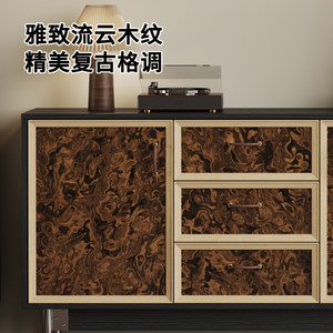 Daiying <b>Sideboard</b> Solid Wood <b>Storage</b> Cabinet 5 Compartments Living Room Furniture Mid Century Style - Product Image 3
