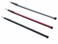 Tiges télescopiques d'extension de poteau télescopique en aluminium de fibre de carbone de vente chaude