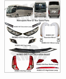 Piezas de Autobús MARCOPOLO, Luz Trasera LED Redonda, Lámpara Trasera INSB03-046 - Product Image 3