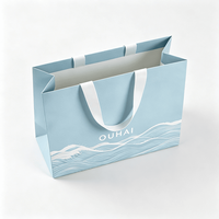 Sacs cadeaux en papier personnalisés avec logo imprimé pour boutique de luxe, pour vêtements, chaussures, sous-vêtements et autres produits.