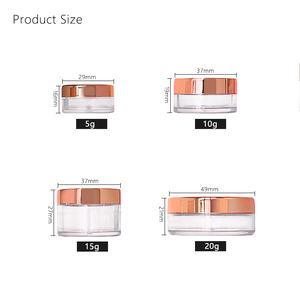 Vòng Sifter Nhựa Jar Rỗng Sifter Lỏng Bột Jar Lỏng Bột Container Và Puff - Product Image 6