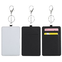 Logo personnalisé Peso Pluma Sublimation Cuir ID de crédit Porte-clefs RFID Portefeuilles