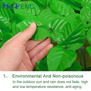 Mur végétal artificiel pour l'extérieur Mur végétal en plastique certifié UV avec <span class=keywords><strong>arbustes</strong></span> Clôture en feuilles d'herbe pour les pièces extérieures - Product Image 3