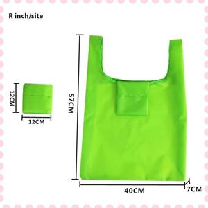 Wholesale Custom Logo Letter Pattern Reusable Foldable X-Large <b>Nylon</b> Polyester <b>Zipper</b> Closure Shopping <b>Tote</b> <b>Bags</b> - Product Image 2