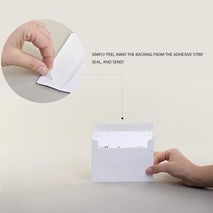 Biglietti di ringraziamento 2 disegni di note di ringraziamento vuote e buste autosigillanti Set fisso da dare ringraziamento per matrimonio, sposa - Product Image 5