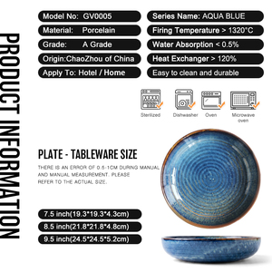 Directo de fábrica venta al por mayor y de <span class=keywords><strong>porcelana</strong></span> restaurante a granel plato de ensalada de cerámica hotel frutas secas plato hondo - Product Image 6