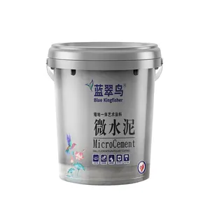 Factory Paints General Use Exterior Stone Wall Paint Sealant Outdoor Trowel Concrete Kit Floor Wall Paint Microcement