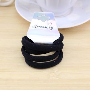 Seamless Towel <b>Ring</b> Hair Ties 25x6cm High Elasticity Fabric Daily Use One Card Four Colors - Product Image 3