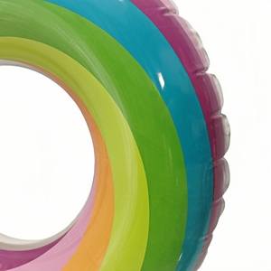 Hot bán tùy chỉnh PVC <span class=keywords><strong>Inflatable</strong></span> Bơi nhẫn cho bãi biển thư giãn và tắm nắng - Product Image 2