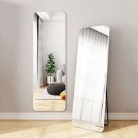 Tendance 2025 – Miroir sur pied pleine longueur pour la vente en gros – Miroir de sol pleine taille pour dressing et usage cosmétique – Design moderne