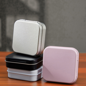 Logotipo personalizado <span class=keywords><strong>Rectangular</strong></span> seis colores tapa con bisagras regalo/dulces/menta embalaje hogar organizador contenedor de almacenamiento caja de lata de Metal - Product Image 5