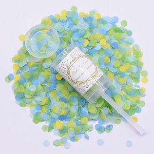 Mini piñata en papier de riz doré avec confettis pailletés, canon à confettis, papier de soie, confettis à pousser - Product Image 4