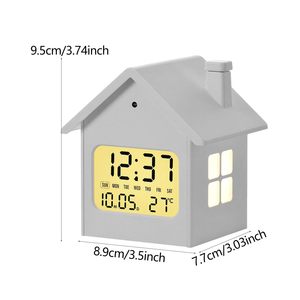 Nouvelle promotion : Horloge numérique de chevet design mignon avec alarme, calendrier et veilleuse, idéale comme cadeau pour adolescente - Product Image 2