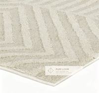 Tapis décoratif en polyester jacquard, style moderne, fabriqué à la machine, lavable, antidérapant, épais, doux et durable pour salon