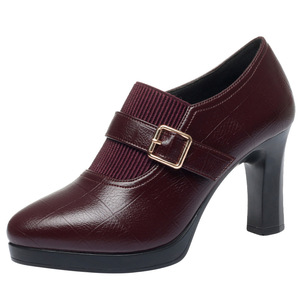 Xuanhui nuovo stile moda scarpe da <span class=keywords><strong>donna</strong></span> traspiranti altezza aumento inverno nero <span class=keywords><strong>stivaletti</strong></span> in <span class=keywords><strong>pelle</strong></span> per le donne - Product Image 5