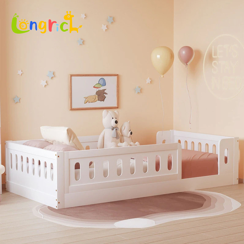 Classic Wooden Kids Bedroom Furniture White