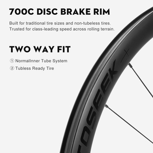 Jeu de roues en carbone personnalisé TOSEEK 700c, jantes en fibre de carbone de haute qualité 38/50/58*28mm, roues de vélo de compétition pour la route - Product Image 5