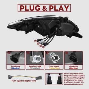 Faros Delanteros LED Completos para Toyota, Luces Delanteras Plug-n-Play con DRL y Señales de Giro Secuenciales - Product Image 1