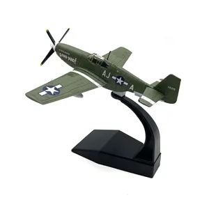 Modèle d'<span class=keywords><strong>avion</strong></span> de chasse P-51 Mustang de la Seconde Guerre mondiale à l'échelle 1/72, pour collection, cadeaux pour garçons. - Product Image 5