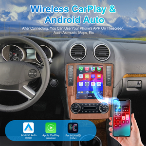 Pantalla Vertical estilo Navihua Tesla para Mercedes Benz <span class=keywords><strong>ML</strong></span> GL 2005-2011 inalámbrico Carplay Audio Autoradio coche Multimedia - Product Image 5