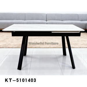 Table de salle à manger moderne extensible en pierre frittée 180/ 240x90 pour <span class=keywords><strong>restaurant</strong></span> - Product Image 5
