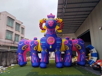 Modèle de mouton gonflable géant personnalisé, animaux gonflables 3D publicitaires, modèle de chèvre pour la promotion d'événements et d'expositions