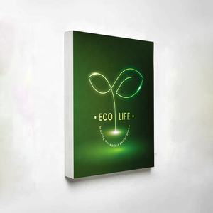 Заводская изготовленная на заказ Магнитная витрина световой короб вывеска плакат держатели светодиодная тонкая алюминиевая настенная рамка - Product Image 1