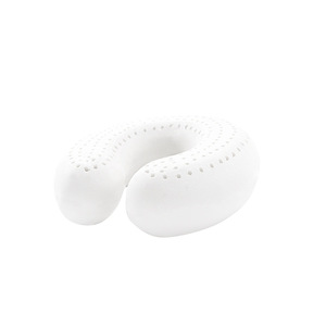 Oreiller de protection cervical en latex naturel en forme de U, <span class=keywords><strong>anti</strong></span>-plattement de la tête, doux, pour le sommeil, usage domestique, adulte, <span class=keywords><strong>anti</strong></span>-acariens, avion, camping - Product Image 5