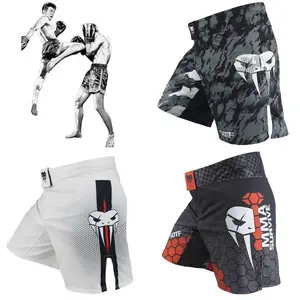 mma pantaloncini 4xl Suppliers-Soft Boxing Training Fitness Muay Thai Boxing Shorts Kickboxing Mma Short Trunks