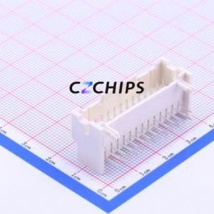S26B-XADSS-N(LF)(SN) Wire-to-Board Pin Header Bent Lead Through Hole,P=2.5mm Connector 2x13P 2.5mm Right Angle Insert XAD - Product Image 1