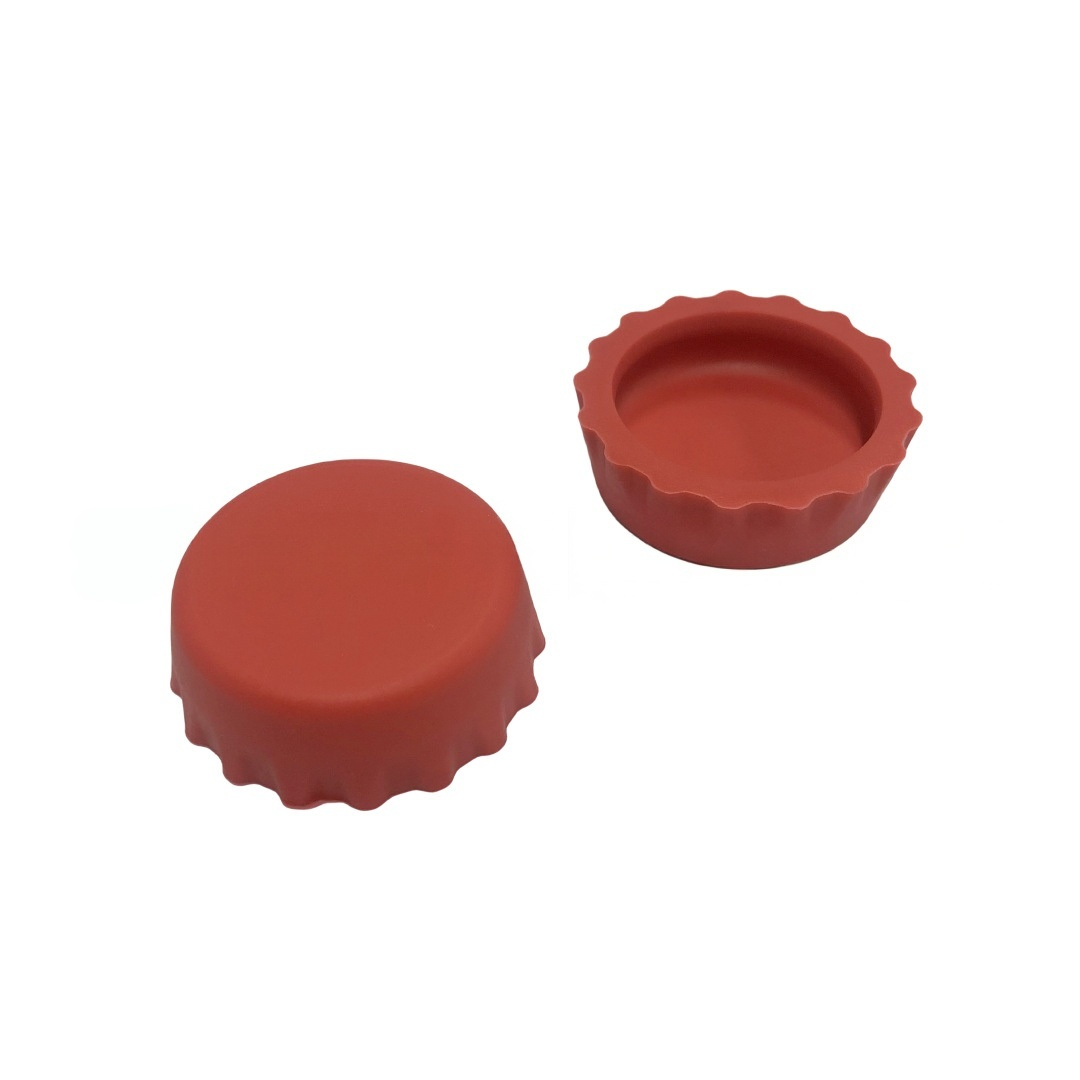 Bouchon de bouteille de bière rouge