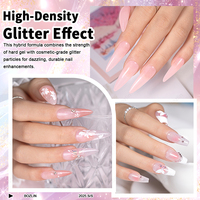 BOZLIN HEMA Free Slimmering Nude Solid Hard Gel Nouvelle Arrivée 5 en 1 Nail Gel Builder TPO Free Aurora Gel Builder Nail Extension