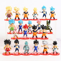 Dragon Goku végéta Frieza Broly Anime Figure Super Saiyan DBZ Action Figures PVC modèle poupées cadeaux pour enfants