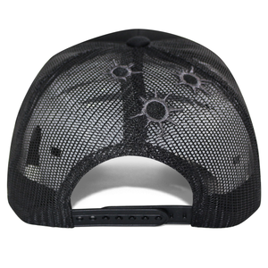 <span class=keywords><strong>Gorra</strong></span> <span class=keywords><strong>Trucker</strong></span> Veracap HN0001 Personalizada de Alta Calidad en Gris Jaspeado, 5 Paneles, Bordado 3D, Malla, Cierre a Presión - Product Image 5