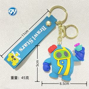 <span class=keywords><strong>Brawl</strong></span> <span class=keywords><strong>Stars</strong></span> Spike Llavero Juego Personaje Coche Llavero Bolsa Encanto Accesorio Regalo - Product Image 5