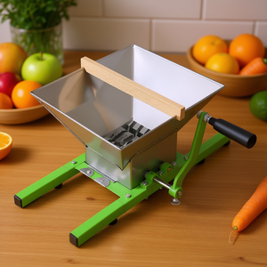 Broyeur à fruits manuel écologique Db avec lames en acier inoxydable pour la cuisine, outil à légumes portable en métal, capacité de 7 L - Product Image 2