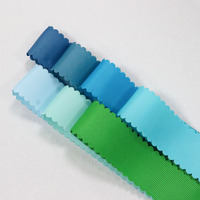 Ruban gros-grain de couleur unie personnalisé ruban de coupe de dentelle ruban de soie polyester