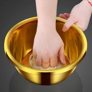 Juego de Tazones para Sopa de Acero Inoxidable, Dorados, Profundos y Gruesos, Recipientes Multifuncionales para Condimentos, Juego de Tres Piezas - Product Image 2