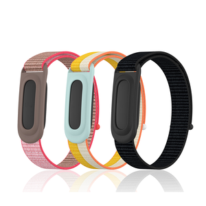 Correa de Repuesto de Nailon Tejido con Parachoques de TPU Resistente OEM de Fábrica Win-Win para Fitbit Air - Product Image 1