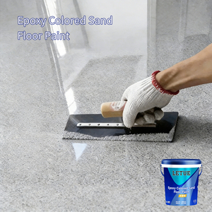 Pintura Epoxi Autonivelante con Efecto Mármol de Alta Calidad y Fuerte Adhesión, Revestimiento de Arena de Color, Pintura Líquida de Granito para Pisos, Venta al Por Mayor - Product Image 1