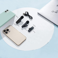 Micro d'enregistrement professionnel sans fil iPhone iPad Microphone à revers Son cristallin pour l'enregistrement en direct YouTube TikTok