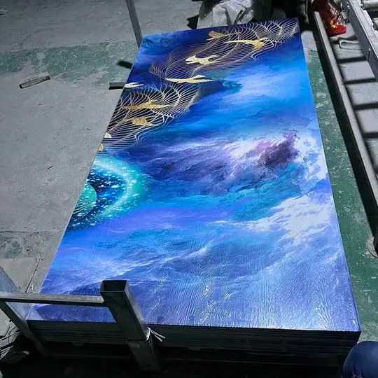 3D Printing Marble Sheets Wonderful Design Customized Product for Decoration