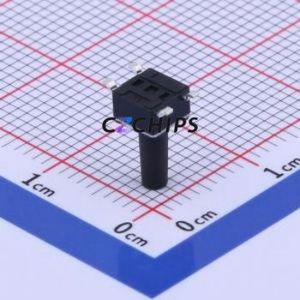 GT-TC074A-H090-L1 Tactile Switch SMD-4P,4.5x4.5mm Switch Single Pole Single Throw Round Button 1.6N Vertical Mount - Product Image 2
