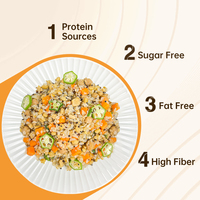 Wholesale Instant Konjac Rice with Quinoa High Fiber High Protein Sugar Free Low Calorie Factory Bulk Supply in Box/Bag