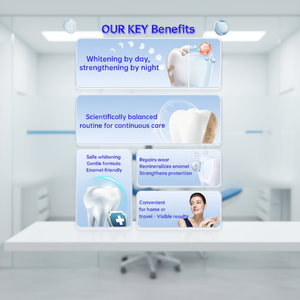 Convient à toutes les formes de dents, adhérence super premium, témoigne de changements en 7 jours, grande capacité, bandes blanchissantes pour les dents - Product Image 4
