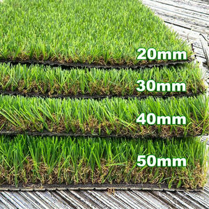 Décoration Anti-UV Jardin et Maison <span class=keywords><strong>Gazon</strong></span> <span class=keywords><strong>Synthétique</strong></span> 20-50mm Mur de <span class=keywords><strong>Gazon</strong></span> Artificiel pour Tapis de Mariage - Product Image 1