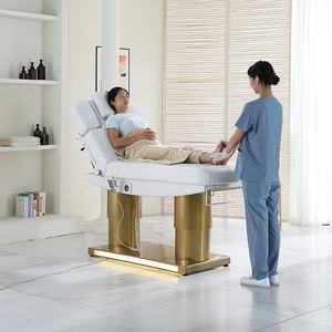 Esthéticienne Hauteur Réglable Camillas Estetica <span class=keywords><strong>Reiki</strong></span> Traitement Cosmétique Du Visage Salon De Beauté Lit Examen <span class=keywords><strong>Table</strong></span> De <span class=keywords><strong>Massage</strong></span> Pour Hôtel - Product Image 2